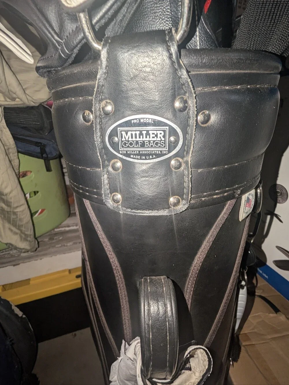 **RARE** VINTAGE PRO MODEL SALESMAN RON MILLER STAFF BAG  IMMACULATE!!